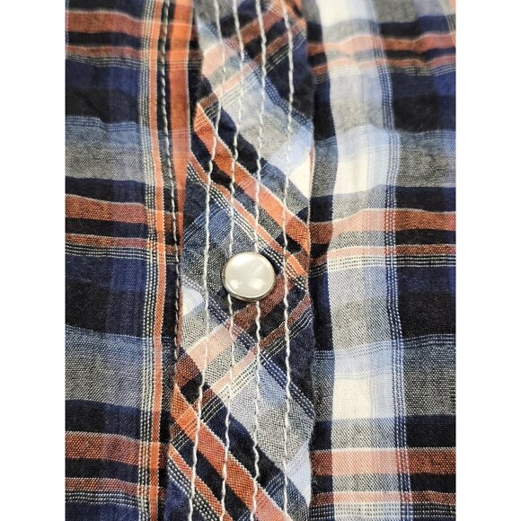 Pop Icon Clothing Button Up Shirt Mens XL Western Pearl Snap Short Sleeve. - Picture 3 of 8